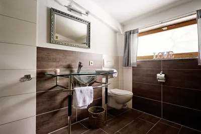 Blick in das Badezimmer