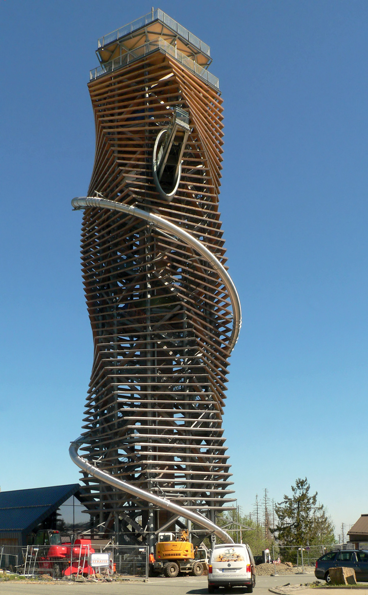 Torfhaus Harzturm im Bau Torfhaus Harzturm im Bau