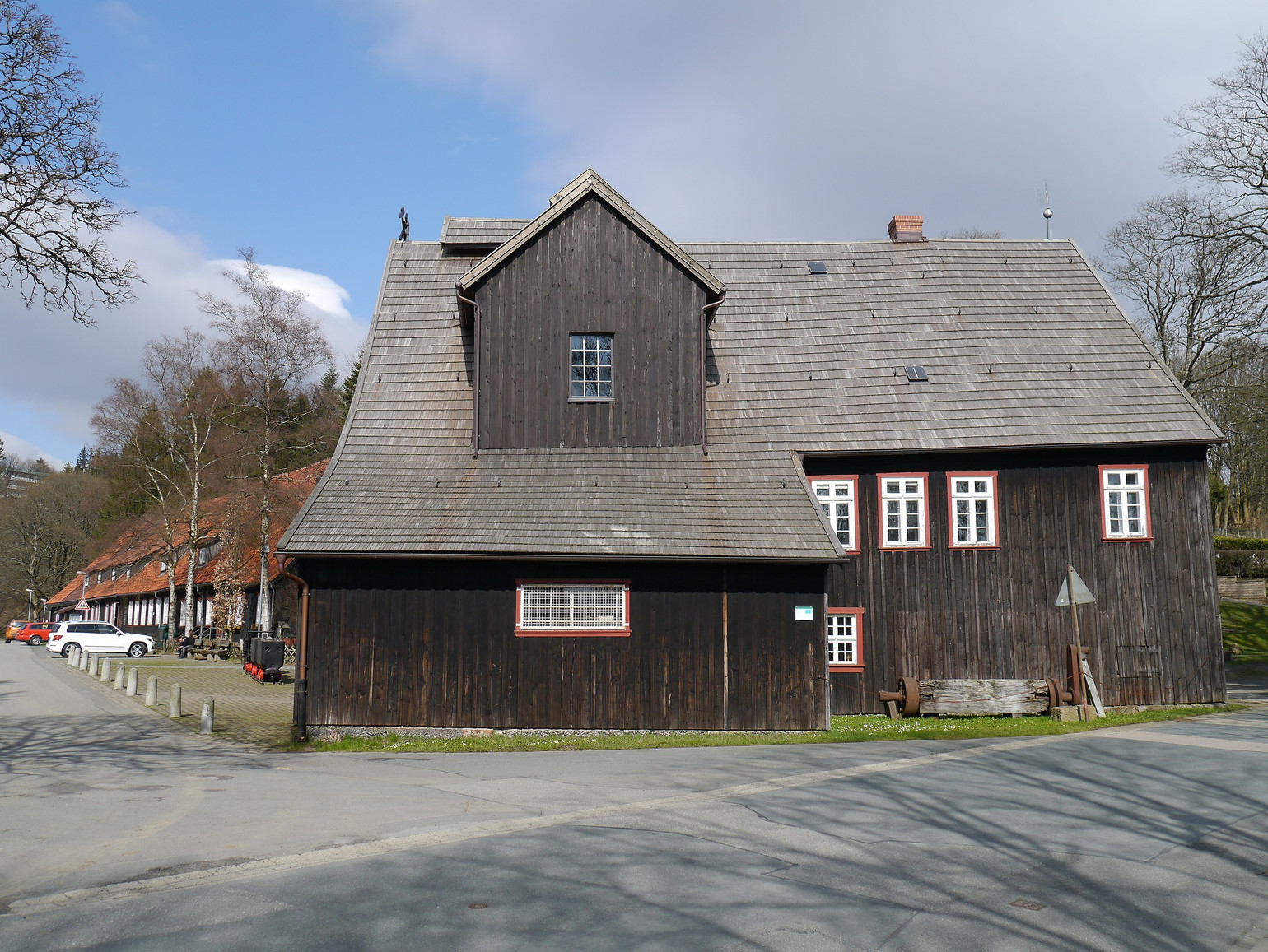 Westansicht der Grube Samson Westansicht der Grube Samson